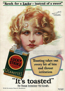 advertisement for Lucky Strike