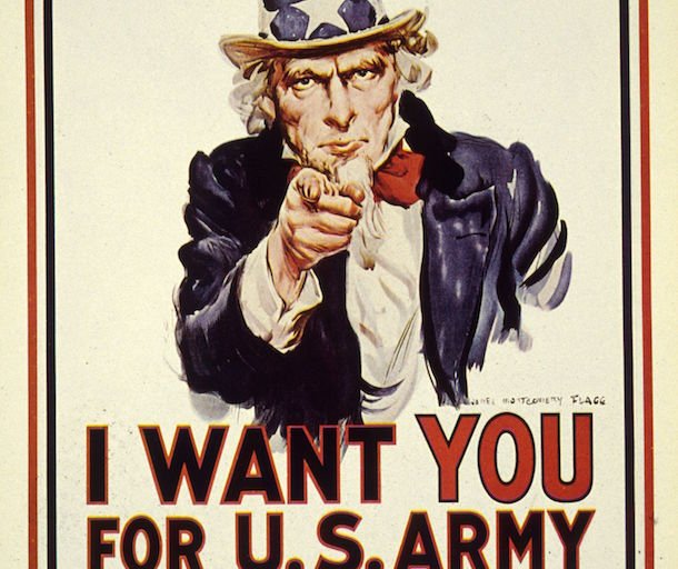 famous advertisement by the US Army